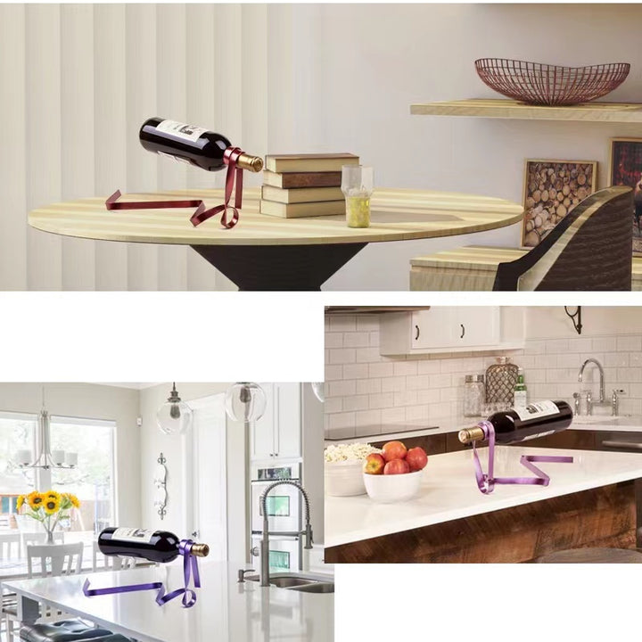 Ribbon Suspension Wine Rack