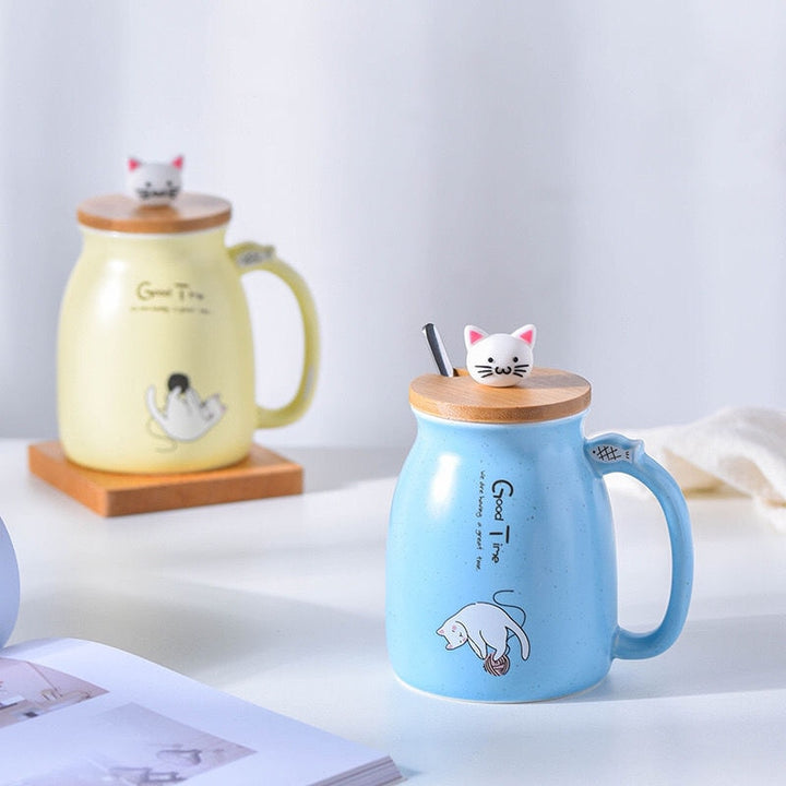 450ml Ceramics Cat Mug