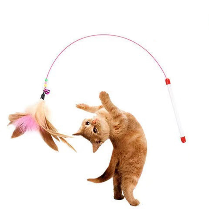 Feathers Tease Cat Toys